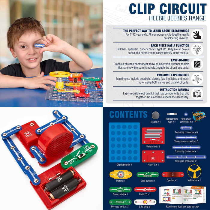 Clip Circuit Electrolab | 80 Electronic Experiments Kit