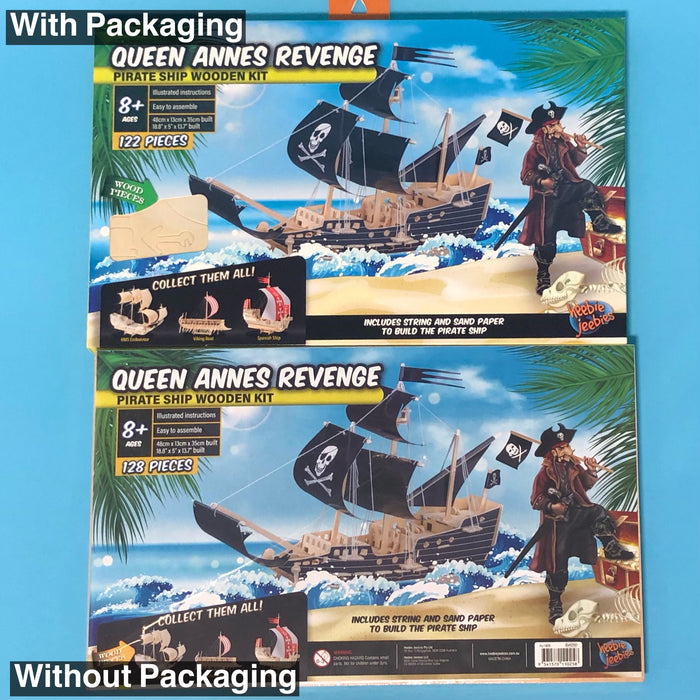 Queen Anne’s Revenge Ship Building Kit (No Packaging)