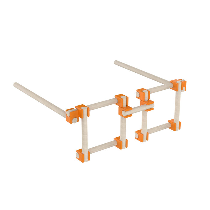 Beaver wood building kit packaging on a table with a white background