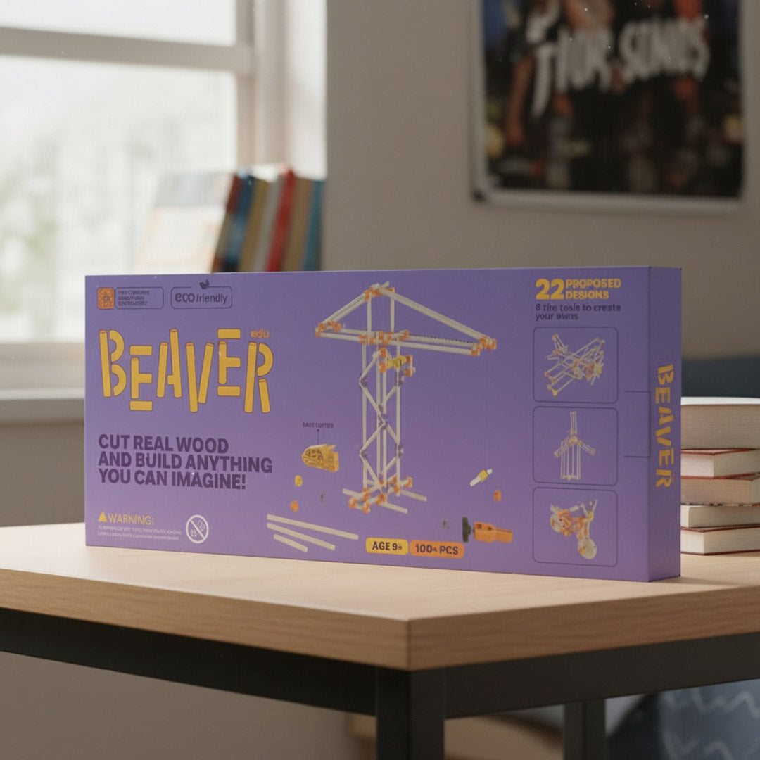 Beaver Construction Kit 100pc — Heebie Jeebies Aus