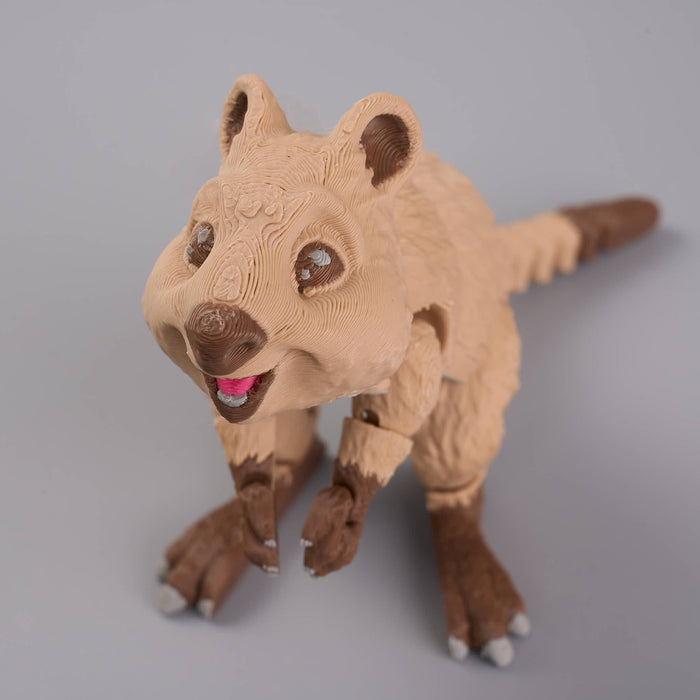 Heebie Jeebies 3D Quokka figure on a gray background