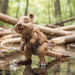Heebie Jeebies 3D Quokka figure standing in water with a forest background