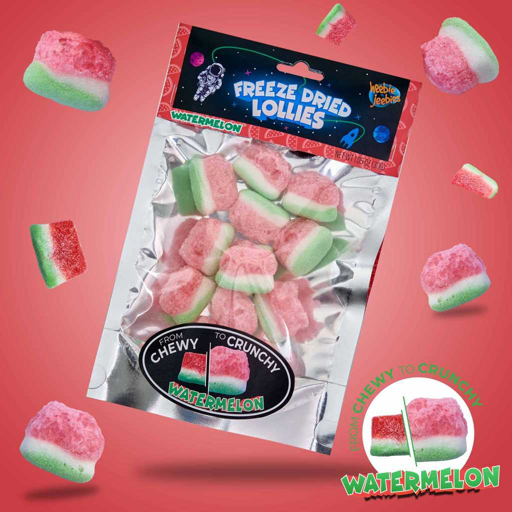 Freeze Dried Candy Sour Watermelon — Heebie Jeebies