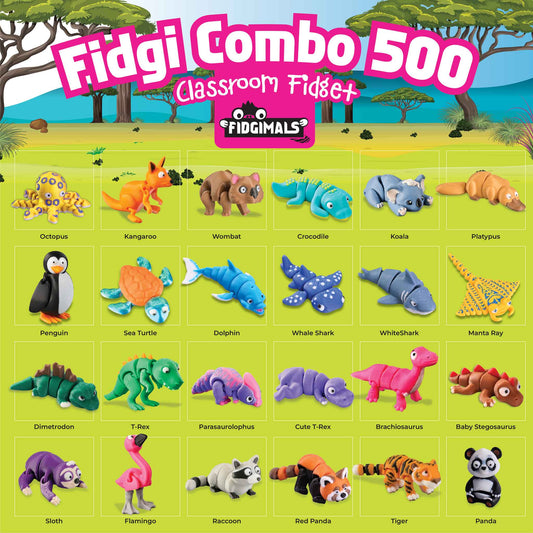 Fidgimals - Fidgi Combo (Assorted 500)