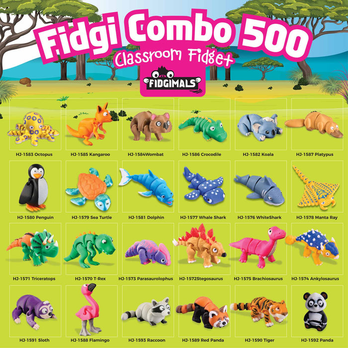 Fidgimals - Fidgi Combo (Assorted 500)