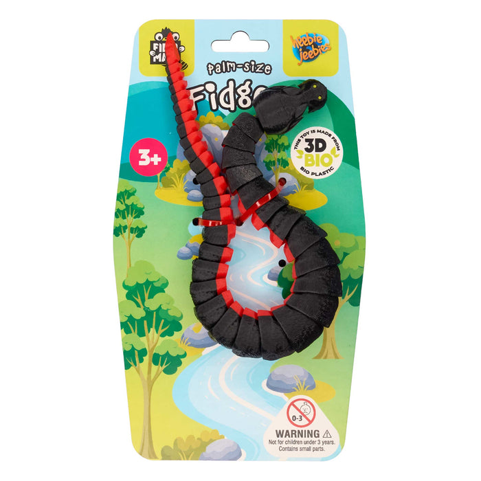 Fidgimals - Museum Fidgi Red-Bellied Black Snake