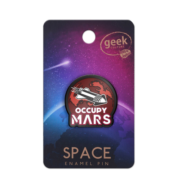 Enamel Pin | Space | Occupy Mars Pin