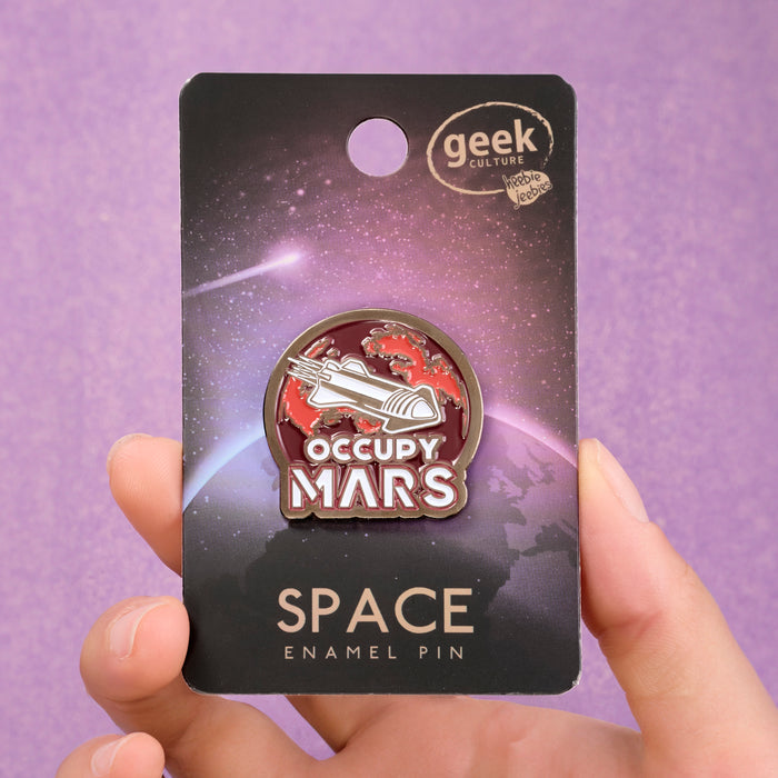 Enamel Pin | Space | Occupy Mars Pin