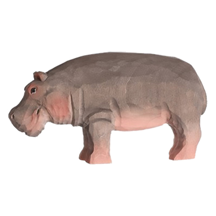 Wudimals Hippo Handmade Wooden Toy