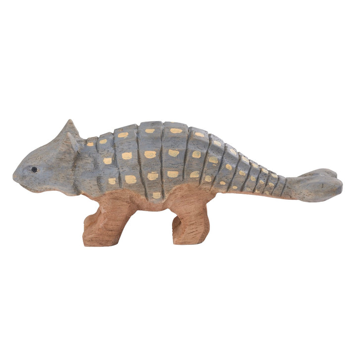 Wudimals Ankylosaurus Handmade Wooden Toy