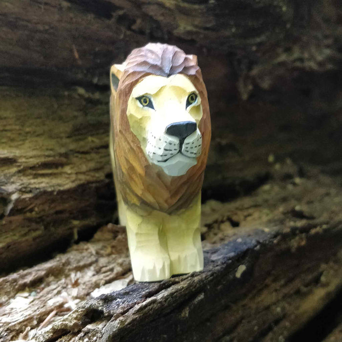 Wudimals Lion Handmade Wooden Toy
