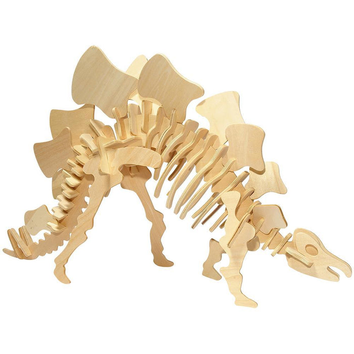 Heebie Jeebies | Dinosaur Wood Kit Large Stegosaurus