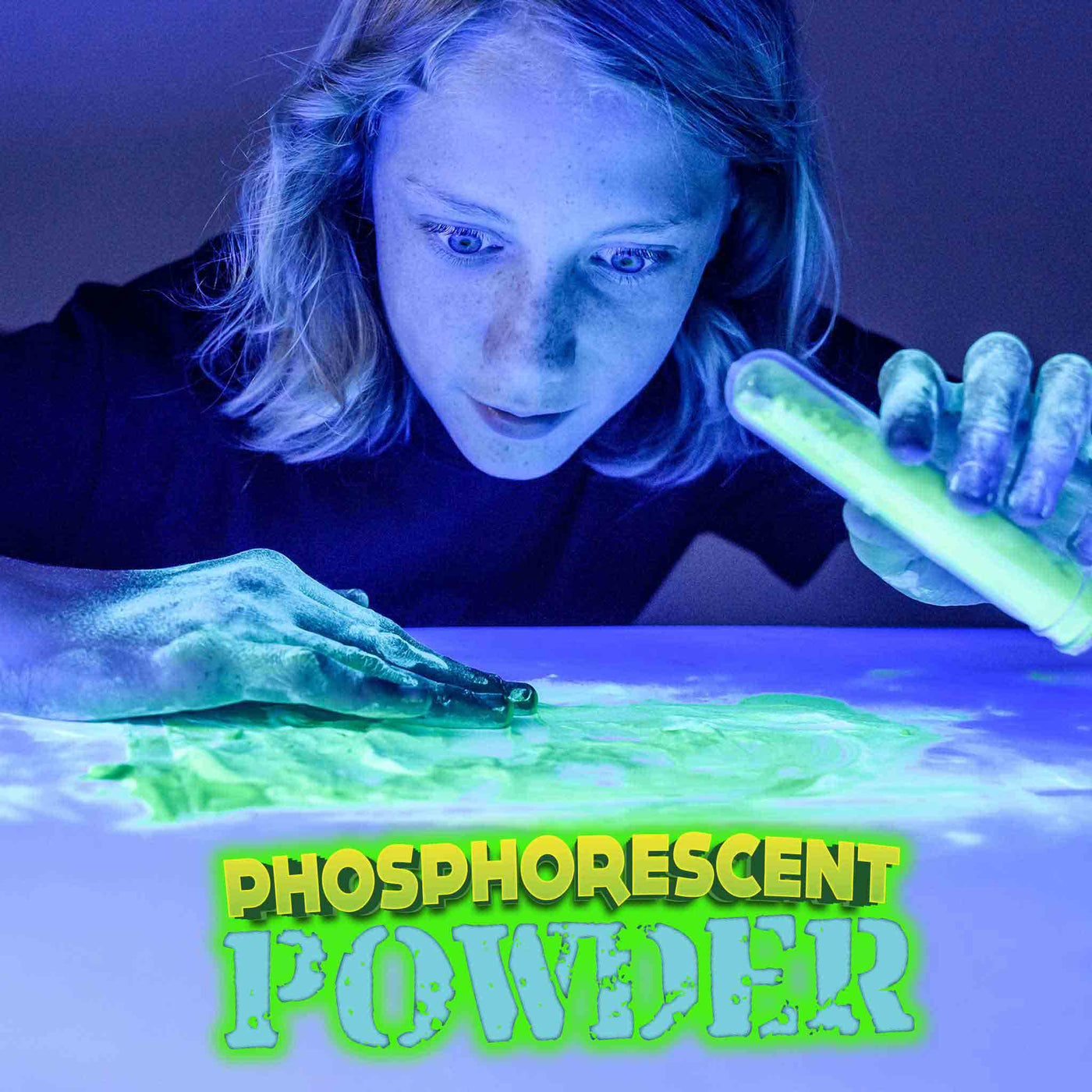 Phosphorescent Powder Test Tube | Phosphorescent Powder — Heebie Jeebies Aus