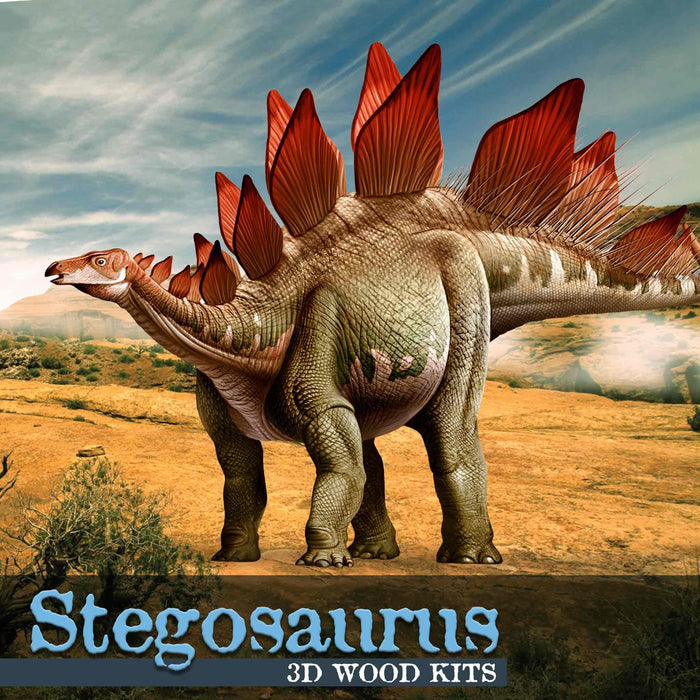 Wood Kit Dinosaur | Small | Stegosaurus