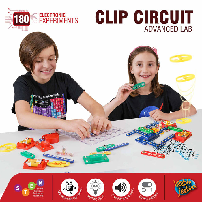Clip Circuit | Advanced Lab | 180 Electronic Experiments Kit