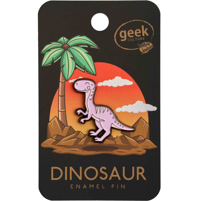 Enamel Pin |  Dinosaur Enamel Pin | Velociraptor